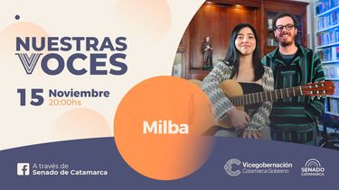 Milba pone su canto en Nuestras Voces