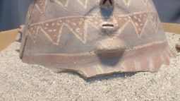 Objetos arqueológicos en la Fiesta del Poncho.&nbsp;