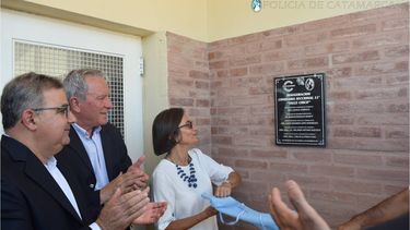 Corpacci encabezó el acto de inauguración de la Comisaría de Valle Chico