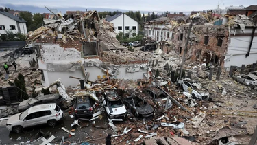 bombardeo masivo ruso con drones y misiles dejo cuatro muertos en kiev