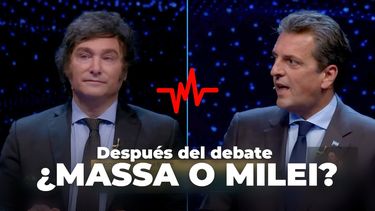 Después del debate: ¿Massa o Milei?