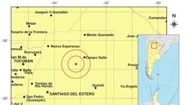 fuerte temblor en santiago del estero se sintio en catamarca