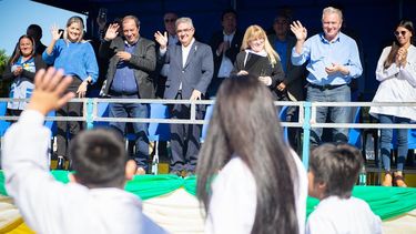 Raúl Jalil en el aniversario de la ciudad de Recreo&nbsp;