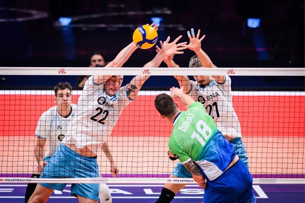 Encuentro. Entre Argentina y Eslovenia por los cuartos de final.