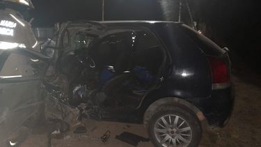 Desastre. Díaz Meléndez fue asistido en el Hospital de Santa María y derivado a la Capital.