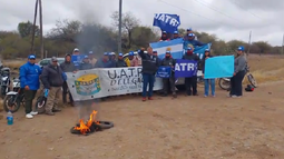 UATRE anunció medidas de fuerza y hubo apoyo en la Ruta 33