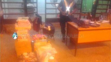 Riojano fue sorprendido trasladando mercadería ilegal en El Portezuelo