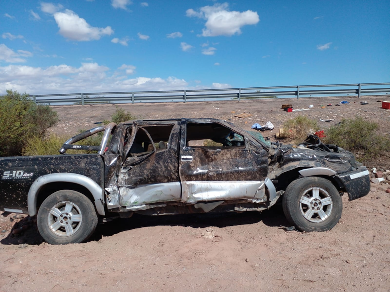 Dos personas murieron en el brutal accidente en Tinogasta.