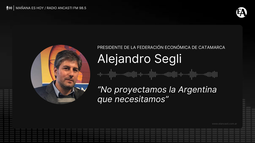 Segli: No proyectamos la Argentina que necesitamos