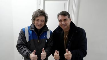 Milei viaja para apoyar a Flavio Bolsonaro