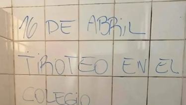 actuaciones judiciales ante amenazas y grafitis en escuelas