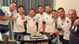 El plantel celebró los 39 de Lionel Messi en Kansas City