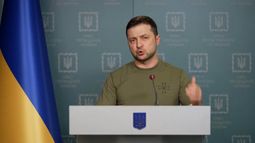 El presidente de Ucrania denunció que Rusia se prepara para bombardear Odesa
