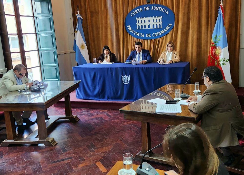 Audiencia. Ante la sala penal de la Corte de Justicia de Catamarca.