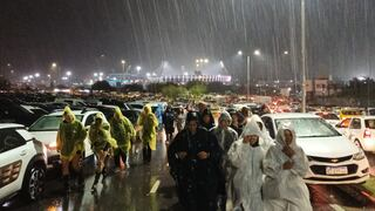 se cancelo el show de shakira en cordoba por tormenta