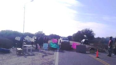 continua el piquete en salado sobre la ruta nº 60