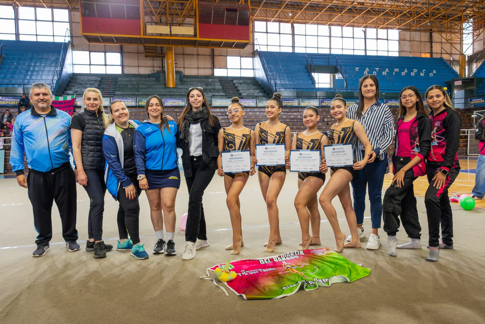 Gimnasia rítmica.