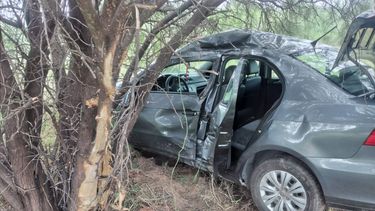 un auto despisto en la ruta 38