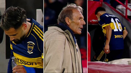 Insólito momento en Boca: Merentiel salió a jugar el segundo tiempo sin saber que había sido sustituido