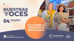 María Elena Barrionuevo y Cruz Farfán llegan a Nuestras Voces