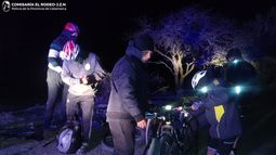 Cuatro ciclistas se desorientaron en El Peñón y fueron rescatados tras un operativo policial