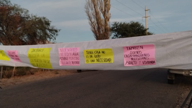 Vecinos de El Durazno cortan ruta 36
