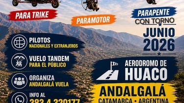 andalgala sera escenario del primer show aereo andalgala vuela 3x1