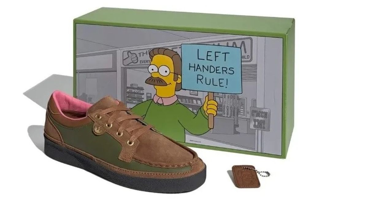 Lanzarán unas zapatillas inspiradas en Ned Flanders, el histórico personaje  de Los Simpsons