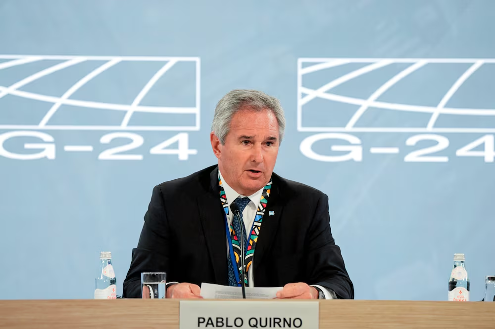 Pablo Quirno, canciller de Argentina.