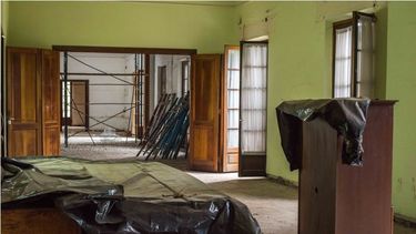 Avanzan con la obra de la puesta en valor de la Casa de Gobierno