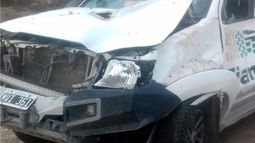 Una camioneta del municipio de Fiambalá chocó contra un caballo