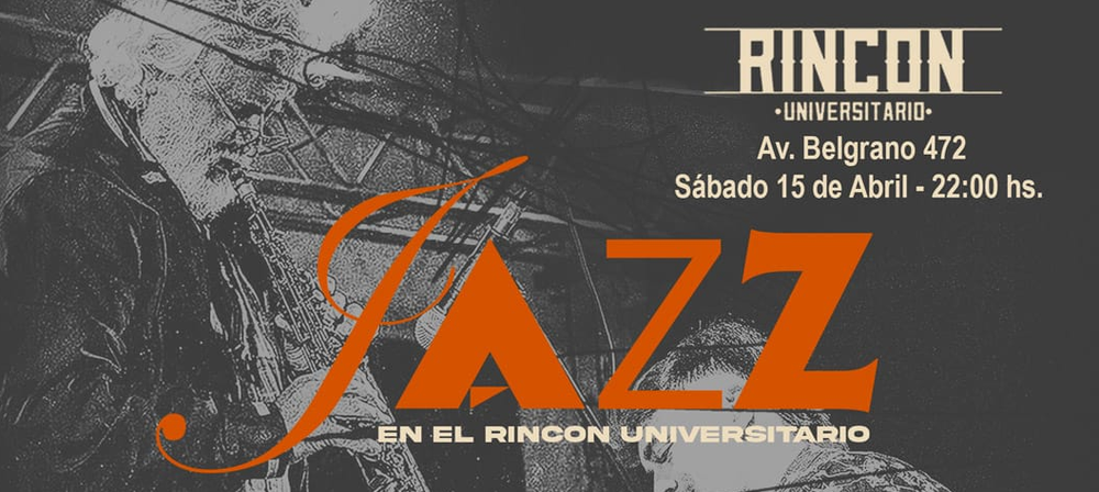 Noche de jazz. El derecho de espectáculo es de $1.000.