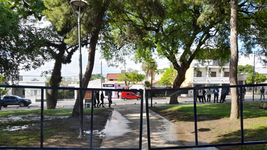 fuerte operativo de seguridad a la espera de martin menem