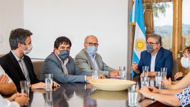 Reunión. Raúl Jalil recibió al decano de la Facultad de Medicina de la UNT.&nbsp;
