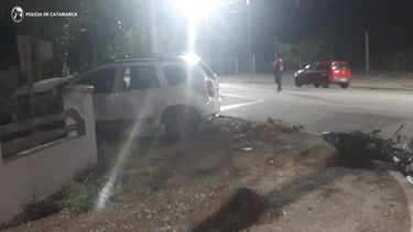 motociclista murio al chocar contra una camioneta en santa maria