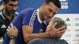 La emoción de Lionel Scaloni al reencontrarse con Martín Palermo
