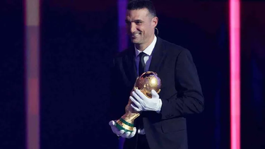 Lionel Scaloni en el sorteo del Mundial 2026