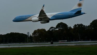 El avión presidencial y sus maniobras peligrosas.&nbsp;