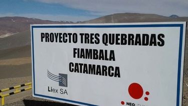 En la mira. LIex-zijin, al frente del proyecto tres quebradas, es investigada por la aduana. como la Livent.