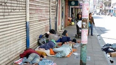 en el ultimo ano aumento un 20 por ciento la gente que vive en la calle