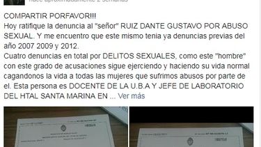 Denunció que fue abusada cuando se hacía un análisis