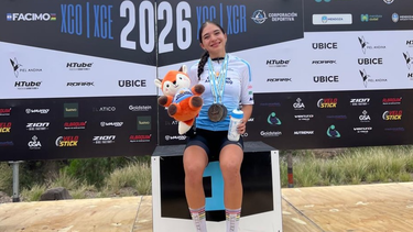 maite ovejero brillo en el argentino de mtb con oro y plata en mendoza