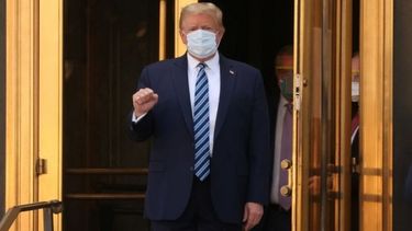 donald trump fue dado de alta