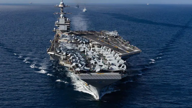 estados unidos escalo su ofensiva militar en el caribe y envio su colosal portaaviones nuclear