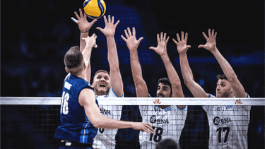 argentina perdio contra italia y se despidio de la vnl
