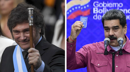 Milei tildó de empobrecedor a Maduro, que lo había calificado de error en la historia