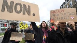 Francia: crecen las protestas por la reforma jubilatoria