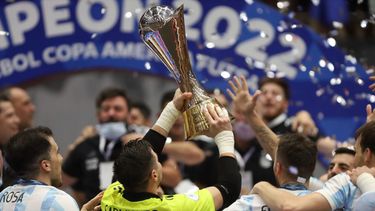 Campeones. La Selección argentina se consagra en el continente.