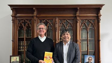 Sebastián Nóblega se reunió con el arzobispo de Buenos Aires