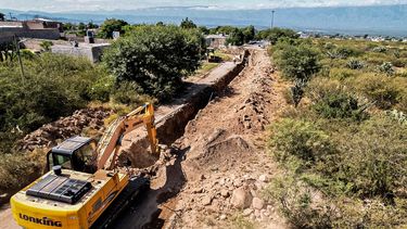 termino la obra de agua y saneamiento en el barrio antinaco